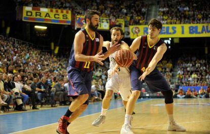 Uno de los choques de la final de la Liga Endesa emitido por La 1 y Teledeporte.