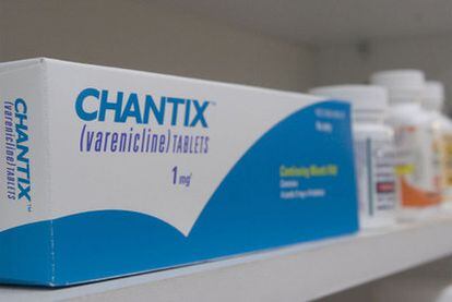 Una de las presentaciones de Chantix.