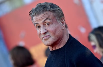 Sylvester Stallone en un estreno en 2021. Tenía, en la imagen, 75 años.
