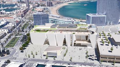 Imagen virtual de la sede del Hermitage en Barcelona, proyecto que al parecer no se llevará a cabo. Shuichi