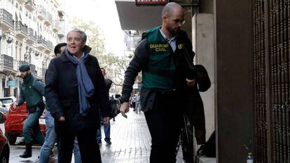 El abogado José María Corbín, cuñado de la exalcaldesa de Valencia Rita Barberá, el día de su detención, en 2019.