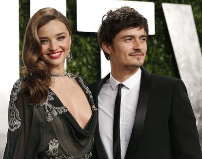 File photo of Orlando Bloom and Miranda Kerr at the 2013 Vanity Fair Oscars Party in West Hollywood