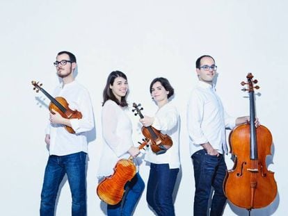 El Cosmos Quartet, una de las jóvenes formaciones del Festival de Vilabertran de este año.