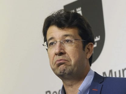 El consejero en funciones de Industria, Turismo, Empresa e Innovación de Murcia, Juan Carlos Ruiz.