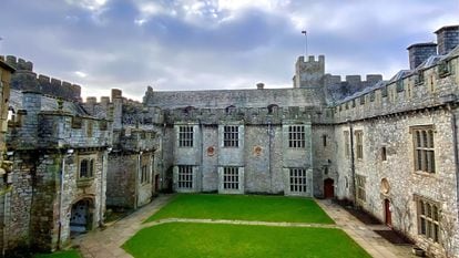 El United World College of the Atlantic en su sedel del castillo St Donat's, en Gales (Reino Unido).