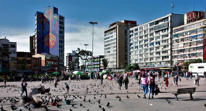 La Plaza de San Victorino también fue una zona recuperada del centro de Bogotá