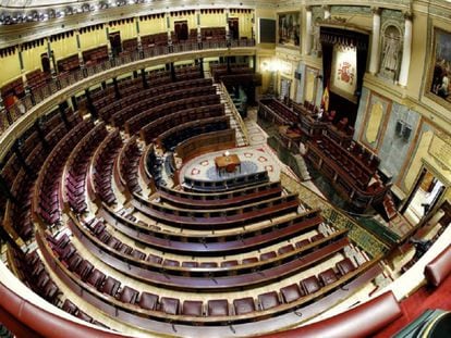 Hemiciclo del Congreso de los Diputados. 