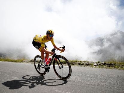El esloveno Tadej Pogacar durante la etapa 18 del Tour de Francia del pasado 15 de julio.