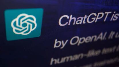 Una captura de la aplicación de inteligencia artificial ChatGPT