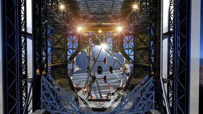 Reconstrucción del Telescopio Gigante de Magallanes.
