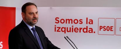 El secretario de Organización del PSOE, José Luis Ábalos.