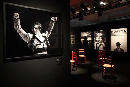 La exposición de Colita Flamenco en el Teatro Español en Madrid. 