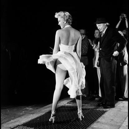 'La tentación vive arriba' (1954): Marilyn Monroe y Billy Wilder. Nada más que decir.