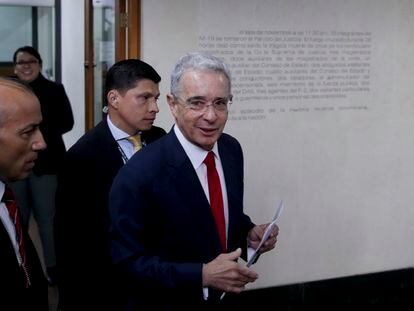 El expresidente de Colombia, Álvaro Uribe, en una imagen de 2019.