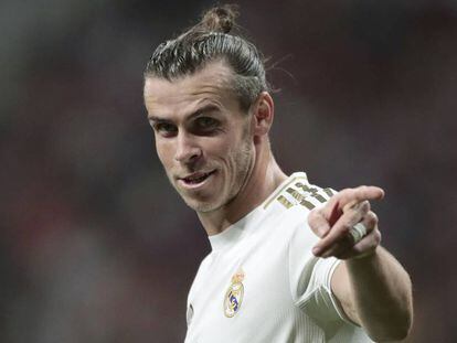 Bale, durante un partido con el Real Madrid.