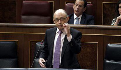 El ministro de Hacienda, Cristóbal Montoro.