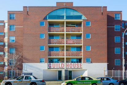 La Guild House de Venturi, en Filadelfia, un edificio de viviendas construido en 1963.