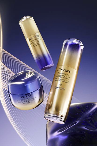 Overnight Firming Treatment, Uplifting and Firming Eye Cream y LiftDefine Radiance Night Concentrate, tres imprescindibles de la rutina nocturna.