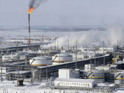 Instalaciones de Rosneft en Krasnoyarsk (Rusia).