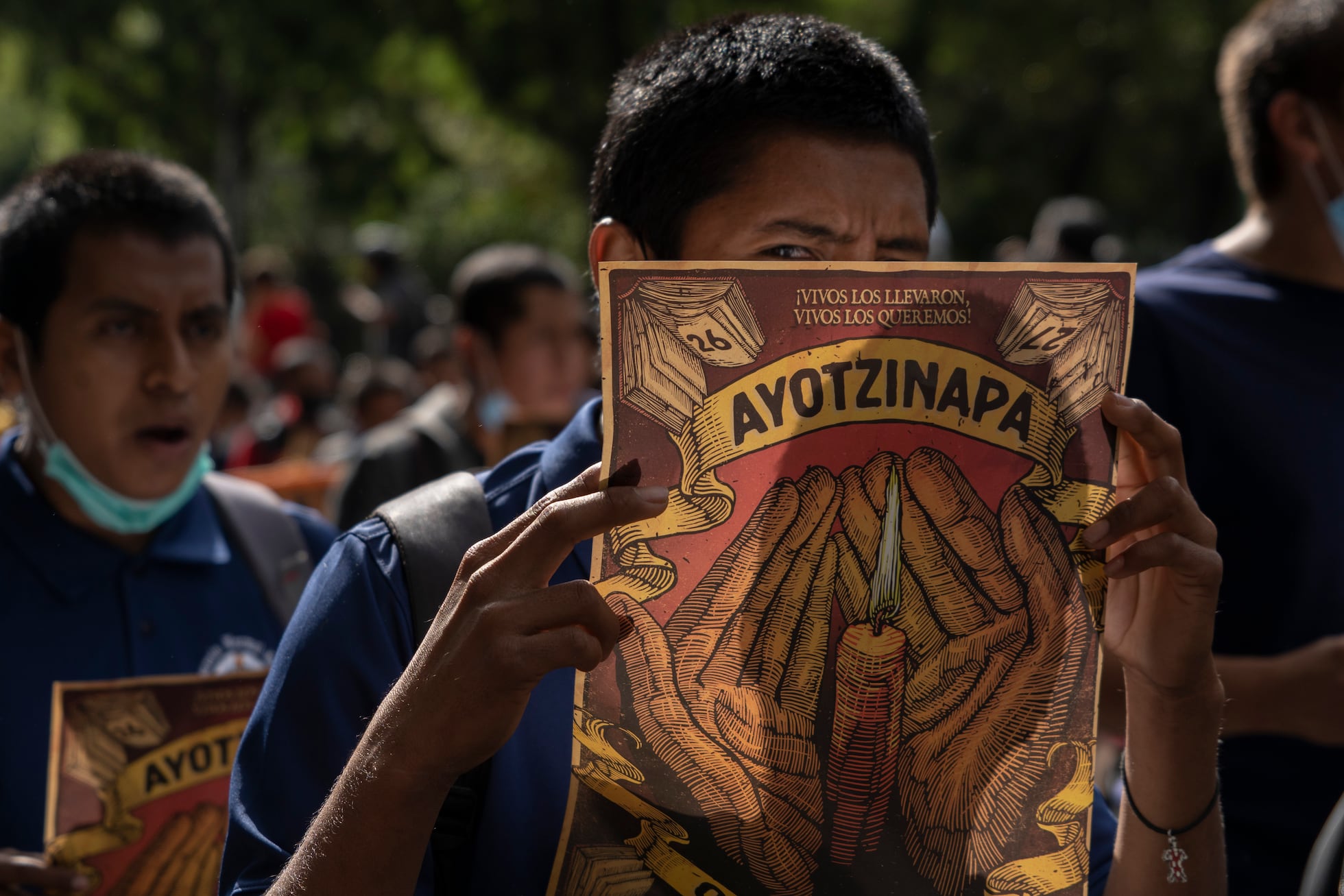La marcha por los ocho años de la desaparición de los 43 normalistas de ...