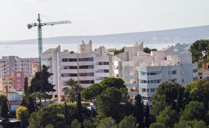 En la imagen, viviendas en Palma en 2021.