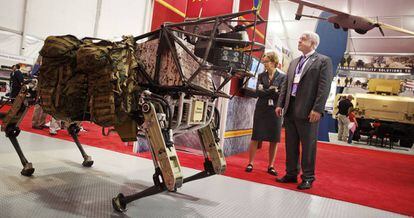 Uno de los robots de Boston Dynamics.