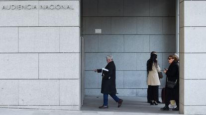 Exterior de la sede de la Audiencia Nacional en Madrid, en noviembre de 2022.