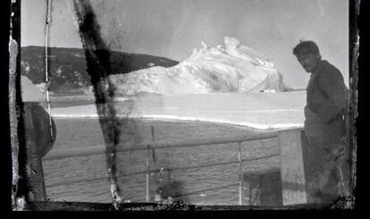 Una de las fotos del legado de Shackleton.