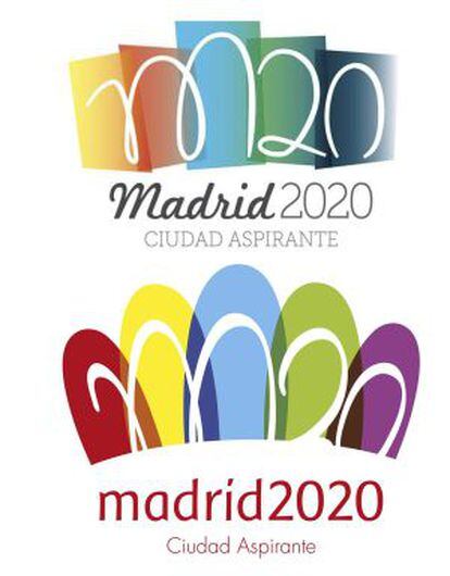 Arriba, el logo originario de Luis Peiret. Abajo, modificado por la agencia de publicidad.