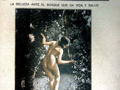 Portada de 1935 de la revista naturista 'Pentalfa', que arribà a tiratges de fins a 25.000 exemplars.