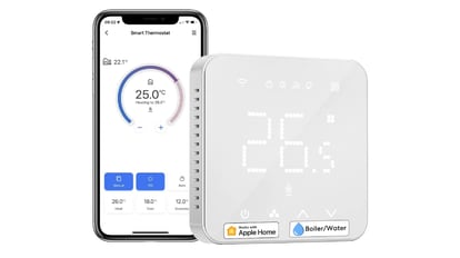 Las mejores ofertas en  Alexa plata casa termostatos programables