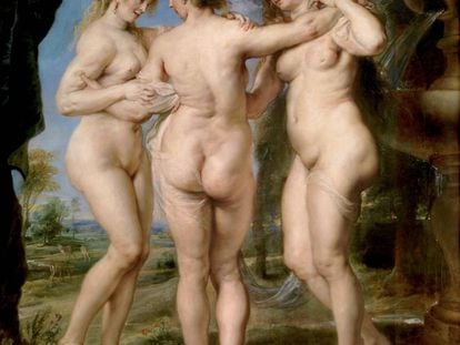 'Las tres Gracias' (1635), de Rubens.