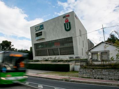 La universidad privada a distancia Udima, a la entrada de Madrid.