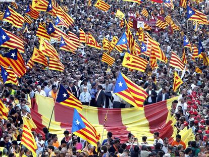 Manifestació contra la sentència de l'Estatut, el 10 de juliol del 2010.