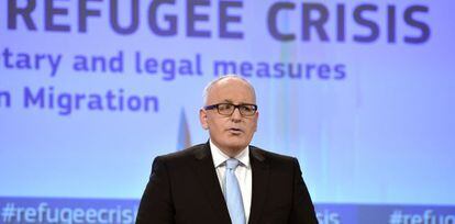 Frans Timmermans presenta esta semana las propuestas de la Comisión Europea para hacer frente a la crisis de refugiados.