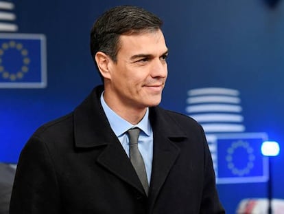 El presidente del Gobierno, Pedro Sánchez, en Bruselas. En vídeo, así es el nuevo Gobierno.