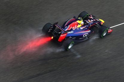 Ricciardo, durante la cronometrada de este sábado.
