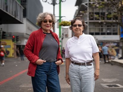 Las intelectuales feministas Sofía Montenegro y Azahálea Solís, exiliadas en Costa Rica.