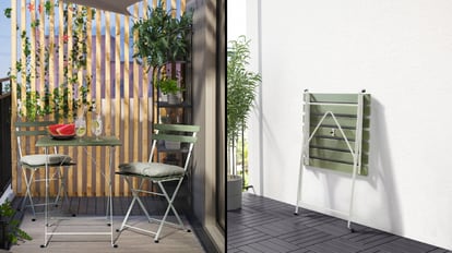 Comedor de terraza con sillas y mesas plegables - IKEA Chile