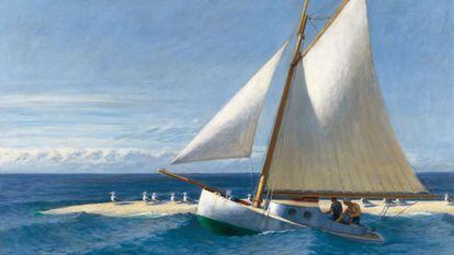 'El Martha Mckeen de Wellfleet', de Hopper, que puede verse en Málaga.
