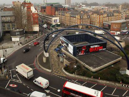La estación de metro de Old Street (Londres), conocida como Silicon Roundabout.