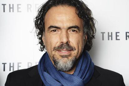 Alejandro González Iñárritu en la premiere de 'The Revenant' en Londres.
