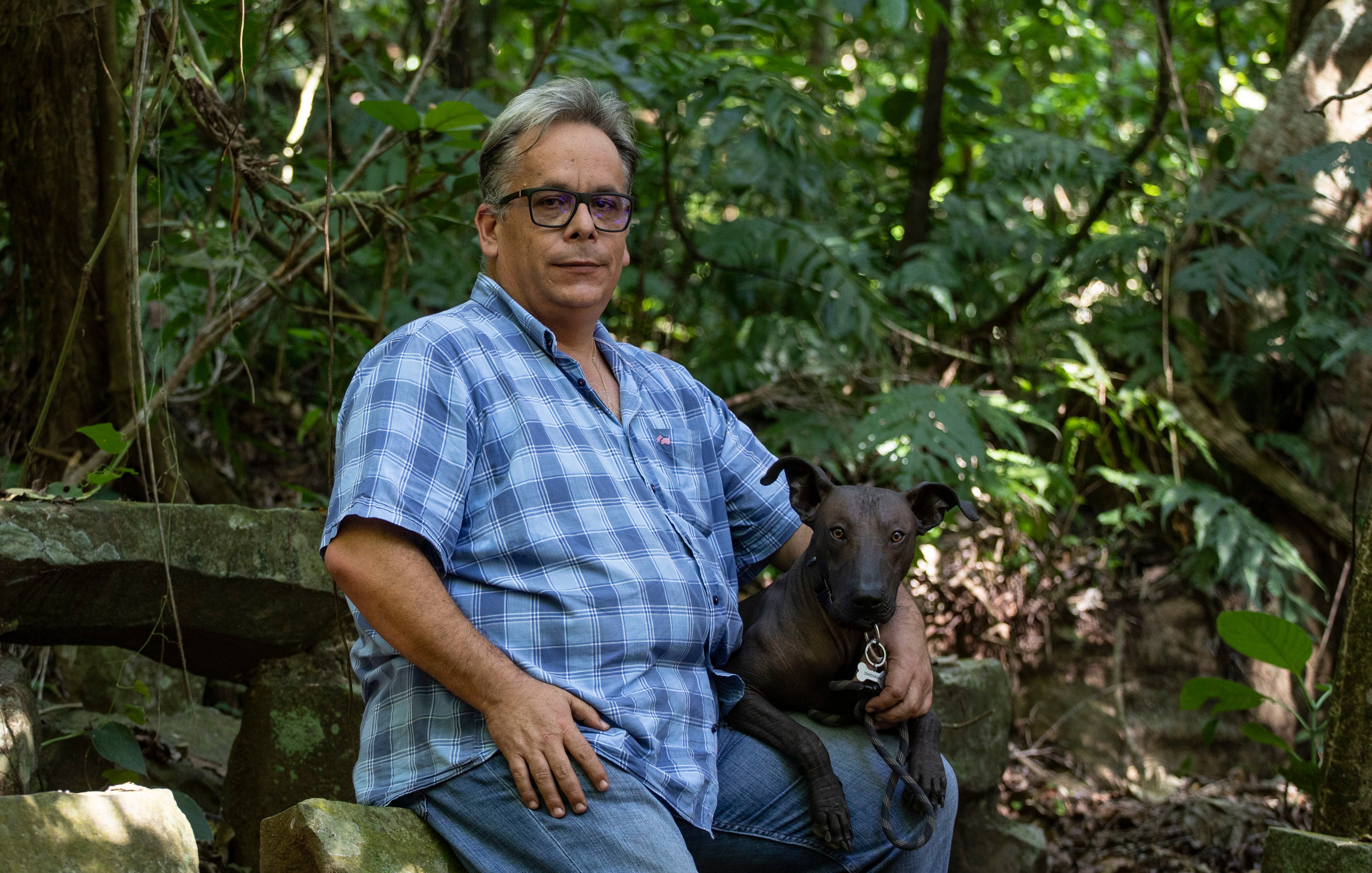 Carlos Manuel Rodríguez, director de la Reserva Ecológica Nanciyaga, retratado el pasado 2 de marzo.