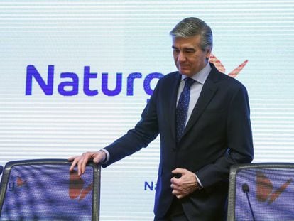 El presidente de Naturgy, Francisco Reynés, el pasado enero en Madrid.