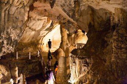 Cuevas en la región de Vang Vieng (Laos).