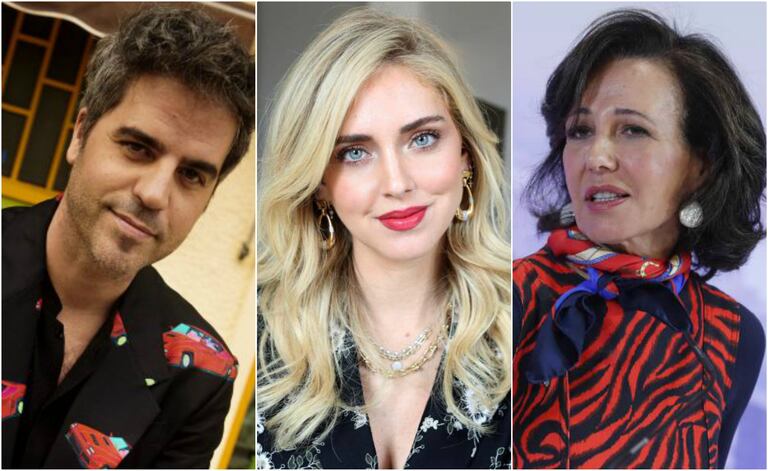 Ernesto Sevilla, Chiara Ferragni y Ana Botín.