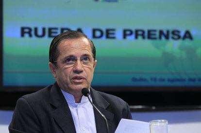 El canciller ecuatoriano Ricardo Pati&ntilde;o.