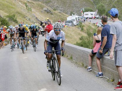 El ataque de Nairo Quintana en Alpe D'Huez