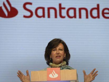 Ana Bot&iacute;n, presidente de Banco Santander.
