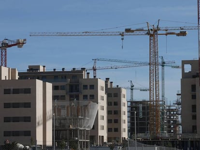 Viviendas en construcción en Madrid. 